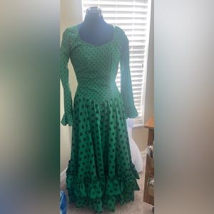 Flamenco dress size small . It was made for someone that is 5’2” height .